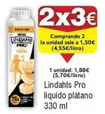 Oferta de Lindahls -  Pro Liquido Platano por 1,88€ en Froiz
