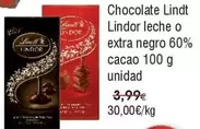 Oferta de Lindt - Chocolate en Froiz