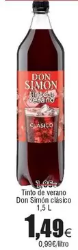 Oferta de Don Simón - Tinto De Verano  Clásico por 1,49€ en Froiz