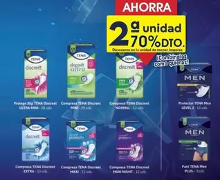 Oferta de Tena - Compresa Discreet Compra En Tira en Froiz