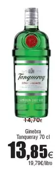 Oferta de Tanqueray - Ginebra por 13,85€ en Froiz