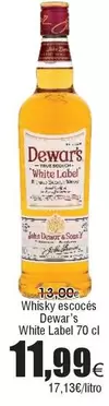 Oferta de Dewar's - Whisky Escoces por 11,99€ en Froiz