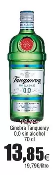 Oferta de Tanqueray - Ginebra por 13,85€ en Froiz