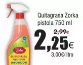 Oferta de Zorka - Quitagrasa Pistola por 2,25€ en Froiz