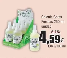 Oferta de Golonia Gotas Frescas por 4,59€ en Froiz