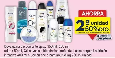 Oferta de Dove -  Gama Desodorante Spray en Froiz