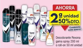 Oferta de Rexona - Desodorante Gama Spray O Roll-on en Froiz