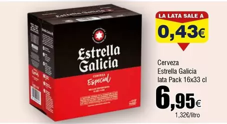 Oferta de Estrella Galicia - Cerveza por 6,95€ en Froiz