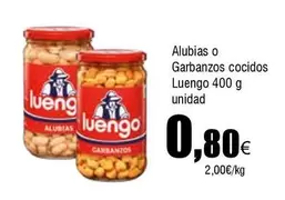 Oferta de Luengo - Alubias O Garbanzos Cocidos por 0,8€ en Froiz