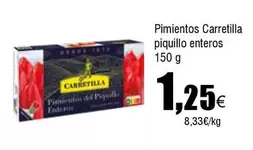 Oferta de Carretilla - Pimientos Piquillo Enteros por 1,25€ en Froiz
