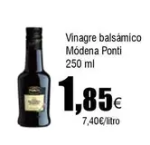 Oferta de Ponti - Vinagre Balsamico Modena por 1,85€ en Froiz
