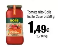 Oferta de Solís - Tomate Frito Estilo Casero por 1,49€ en Froiz