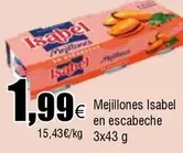 Oferta de Isabel - Mejillones En Escabeche por 1,99€ en Froiz