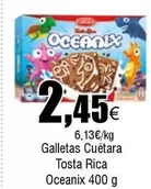 Oferta de Cuétara - Galletas Tosta Rica Oceanix por 2,45€ en Froiz