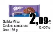Oferta de Milka - Galleta Cookies Sensations Oreo por 2,09€ en Froiz
