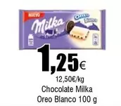 Oferta de Milka - Chocolate Oreo Blanco por 1,25€ en Froiz