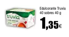 Oferta de Truvia - Edulcorante 40 Sobres por 1,35€ en Froiz