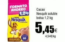 Oferta de Nesquik - Cacao Soluble por 5,45€ en Froiz