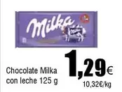 Oferta de Milka - Chocolate Con Leche por 1,29€ en Froiz