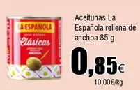Oferta de La Española - Aceitunas por 0,85€ en Froiz