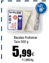 Oferta de Froitomar - Bacalao por 5,99€ en Froiz