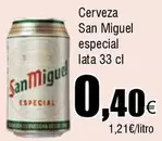 Oferta de San Miguel - Cerveza Especial por 0,4€ en Froiz