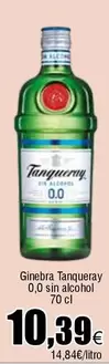 Oferta de Tanqueray - Ginebra por 10,39€ en Froiz