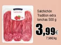 Oferta de Tradition - Salchichon  Extra Lonchas por 3,99€ en Froiz
