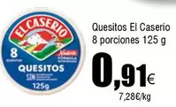 Oferta de El Caserío - Quesitos por 0,91€ en Froiz