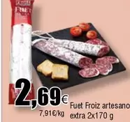 Oferta de Froiz - Fuet  Artesano Extra por 2,69€ en Froiz
