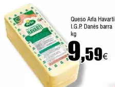 Oferta de Arla - Queso Havarti I.g.p. Danés Barra por 9,59€ en Froiz