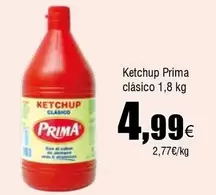 Oferta de Prima - Ketchup por 4,99€ en Froiz