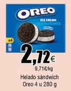 Oferta de Oreo - Helado Sandwich por 2,72€ en Froiz