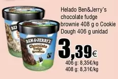 Oferta de Ben & Jerry's - Helado Chocolate Fudge Brownie por 3,39€ en Froiz