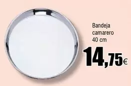 Oferta de Bandeja Camarero por 14,75€ en Froiz