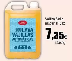 Oferta de Zorka - Vajillas Maquinas por 7,35€ en Froiz