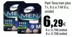 Oferta de Tena - Pantena Men Plus T-l 8u O T-m 9u por 6,29€ en Froiz