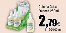 Oferta de Colonia Gotas Frescas por 2,79€ en Froiz