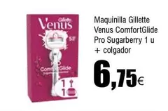 Oferta de Gillette - Maquinilla  Comfortglide Pro Sugarberry 1 U + Colgador por 6,75€ en Froiz