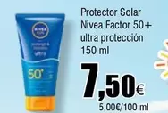 Oferta de Nivea - Protector Solar Ultra Protección por 7,5€ en Froiz