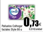 Oferta de Colhogar - Pañuelos Folhogar Faciales Style 66u por 0,73€ en Froiz