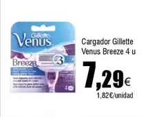 Oferta de Gillette - Cargador Venus Breeze por 7,29€ en Froiz