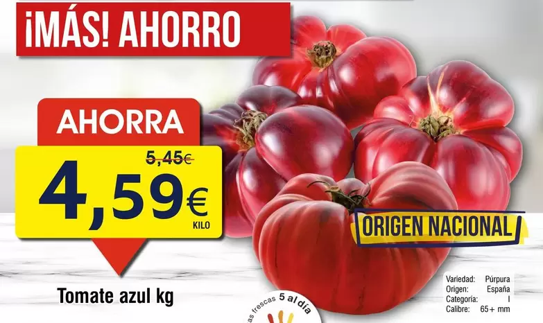 Oferta de As - Tomate Azul por 4,59€ en Froiz