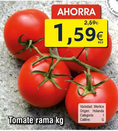 Oferta de Rama - Tomate por 1,59€ en Froiz