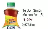 Oferta de Don Simón - Té  Melocoton por 0,67€ en Froiz