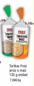 Oferta de Froiz - Tortitas Arroz O Maíz por 1,15€ en Froiz