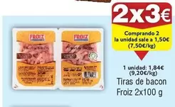 Oferta de Froiz - Tiras De Bacon por 1,84€ en Froiz