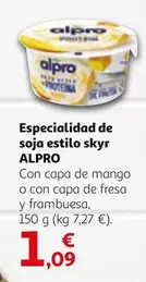 Oferta de Alpro - Especialidad De Soja Estilo Skyr por 1,09€ en Alcampo