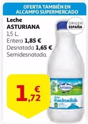 Oferta de La Asturiana - Leche por 1,72€ en Alcampo