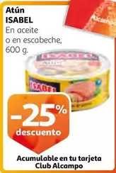Oferta de Isabel - Atun En Aceite O En Escabeche en Alcampo